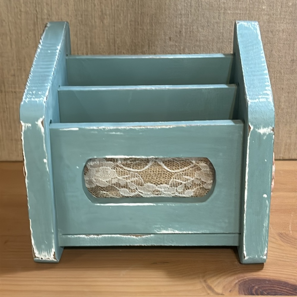 Boho Wood Organizer - Picture 4 of 14
